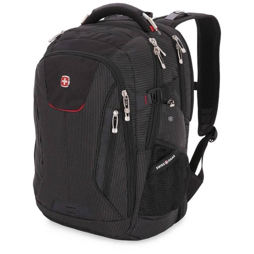 SWISSGEAR ScanSmart Commander TSA Laptop Backpack School/Travel‎ Bag w/ USB 5358